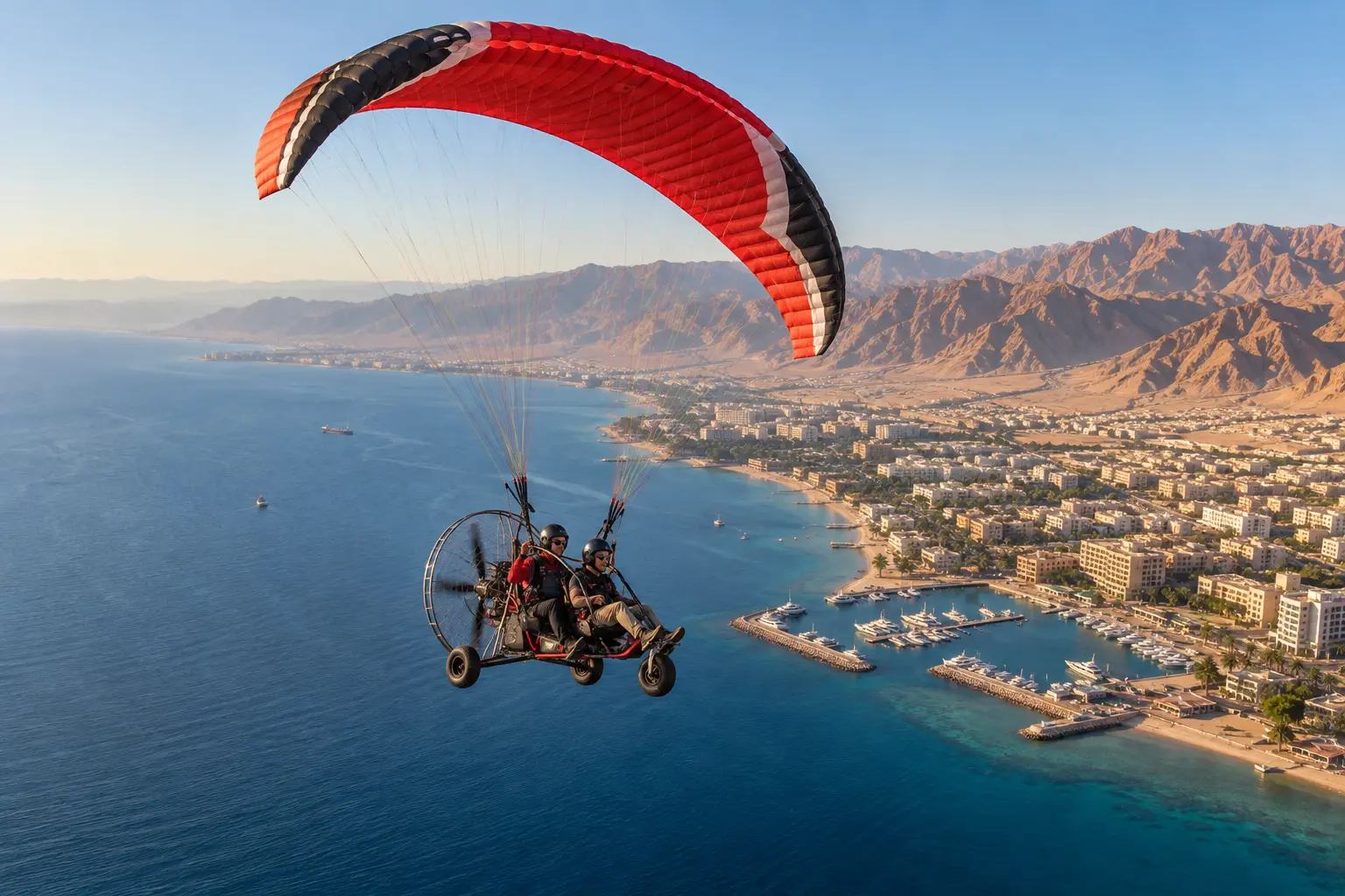 Paratrike Scenic Flight in Jordan