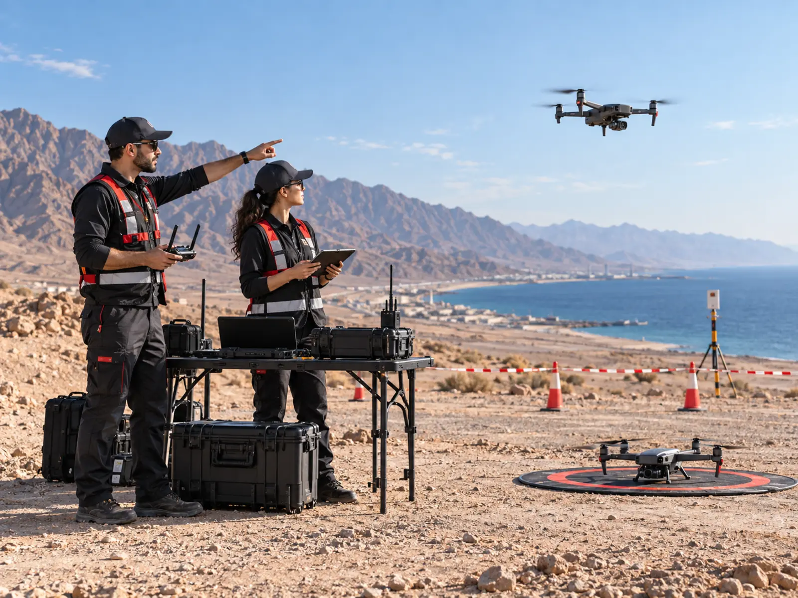 Black Hawk drone training near Aqaba